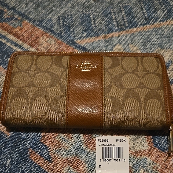 Coach Handbags - Coach Brown and Tan Wallet